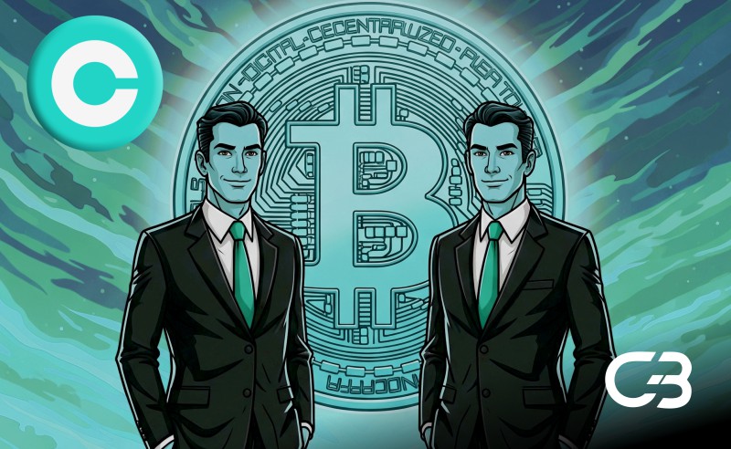 Winklevoss Brothers and Coinbase Commit $100 Million